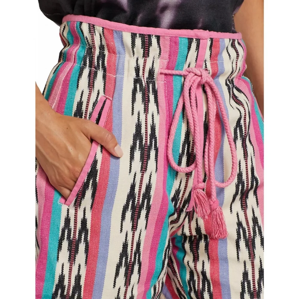 ISABEL MARANT ETOILE Inima Chevron Shorts Womens 36 Small - Picture 6 of 9